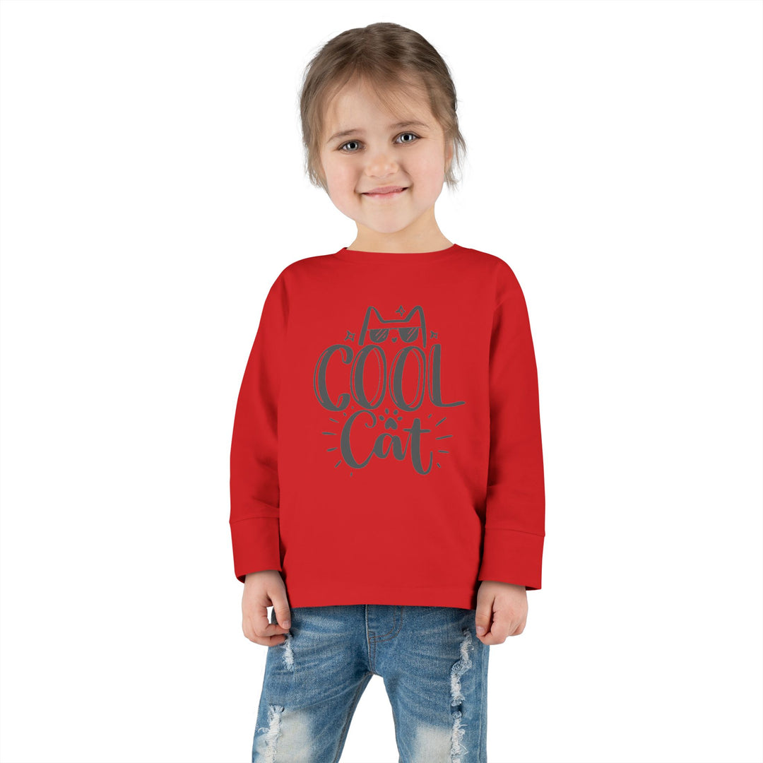 Cool Cat Toddler Long Sleeve Tee