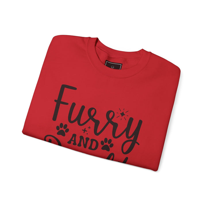Furry and Bright Unisex Crewneck Sweatshirt