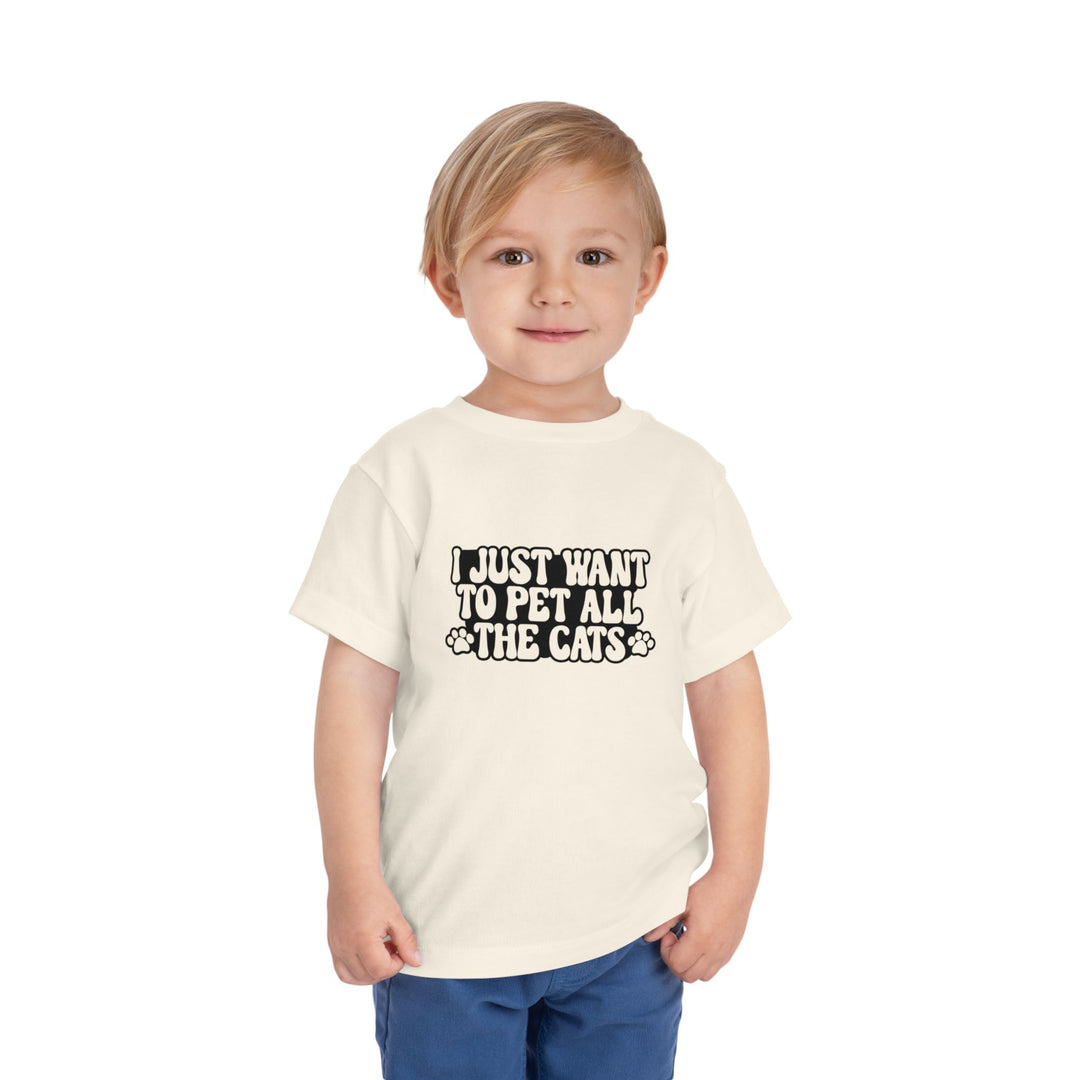Pet All The Cats Toddler Tee