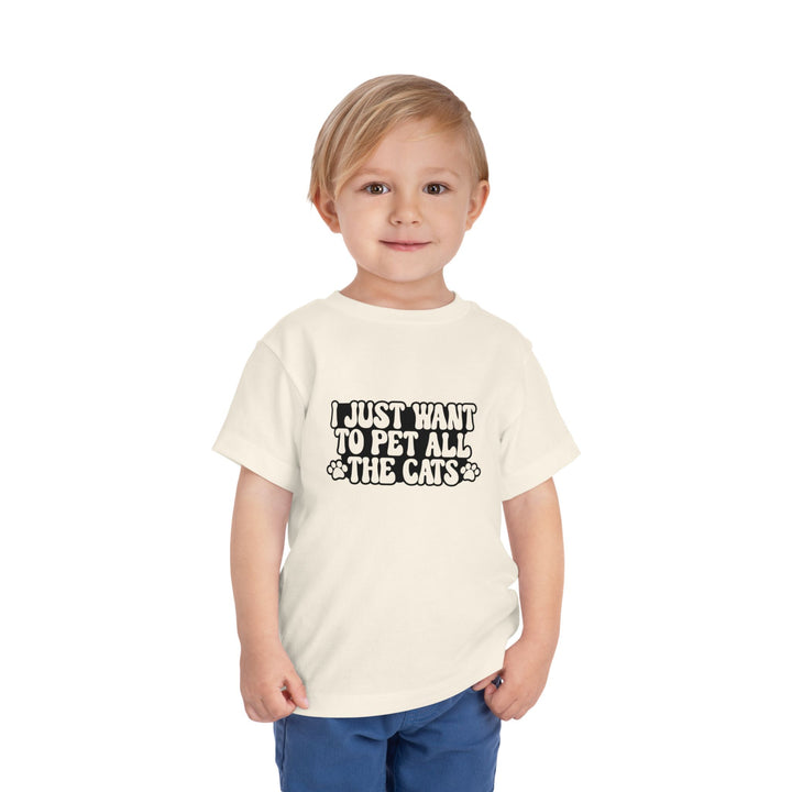 Pet All The Cats Toddler Tee