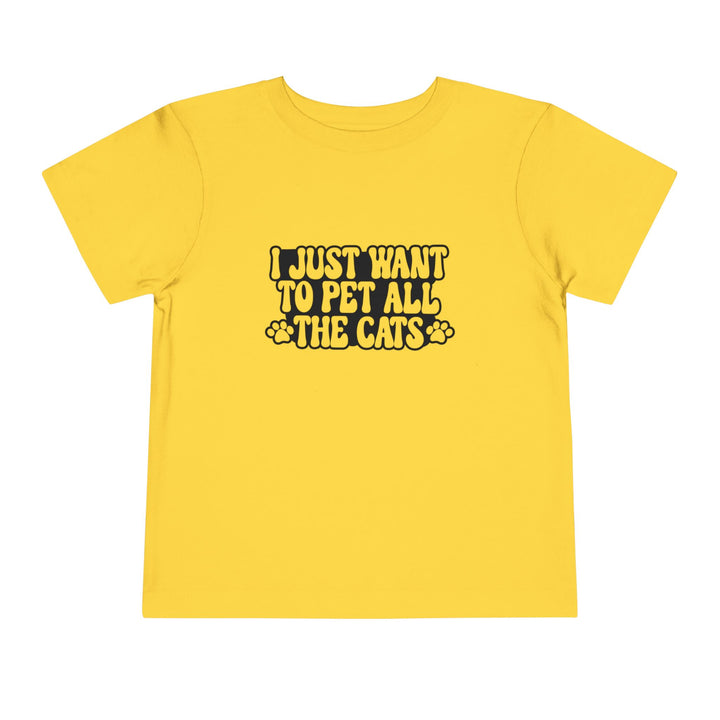 Pet All The Cats Toddler Tee