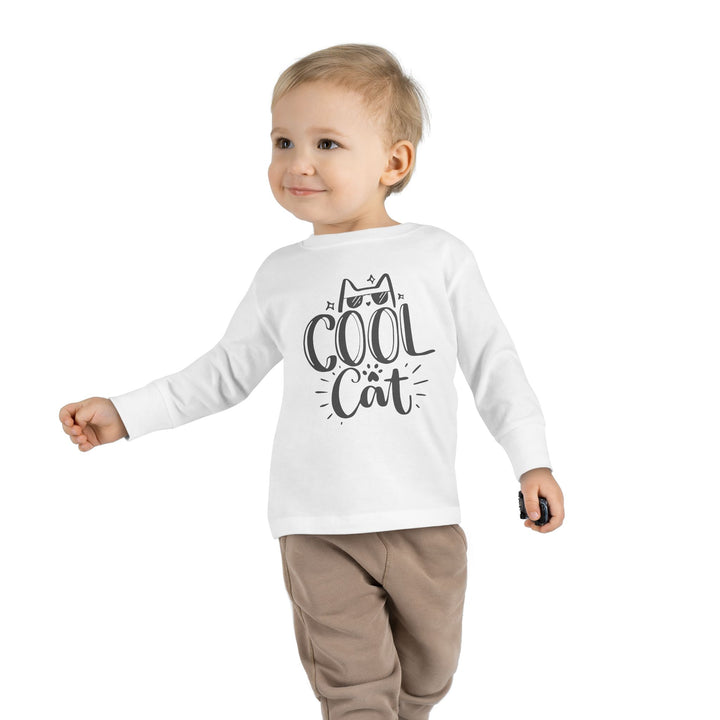 Cool Cat Toddler Long Sleeve Tee
