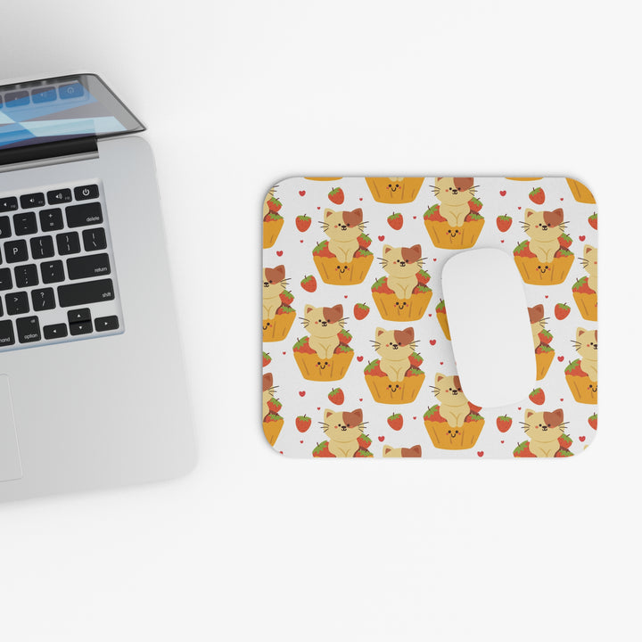 Cupcake Cat Mouse Pad