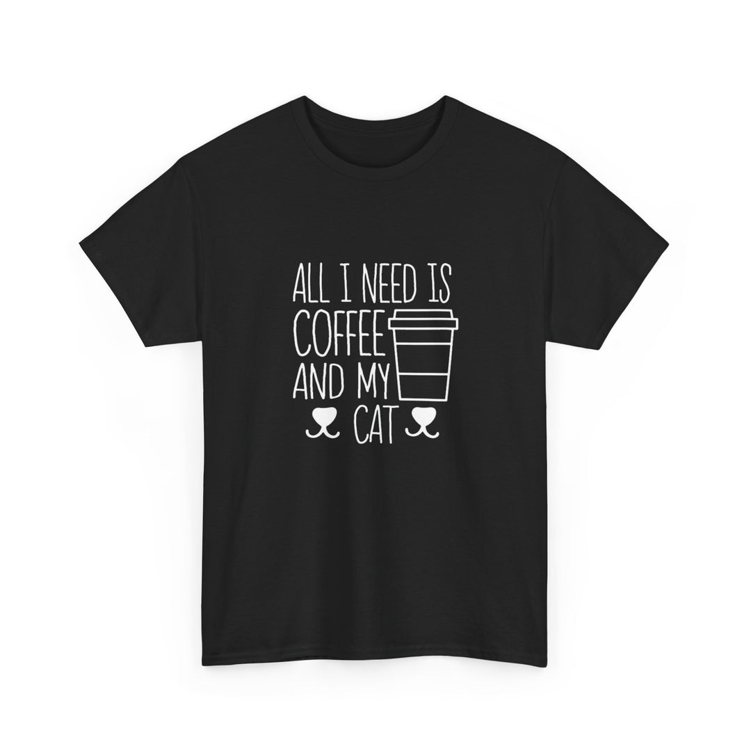 Coffee and My Cat Cotton Tee