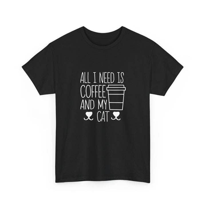Coffee and My Cat Cotton Tee
