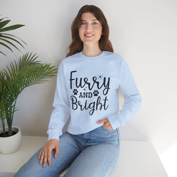 Furry and Bright Crewneck Sweatshirt