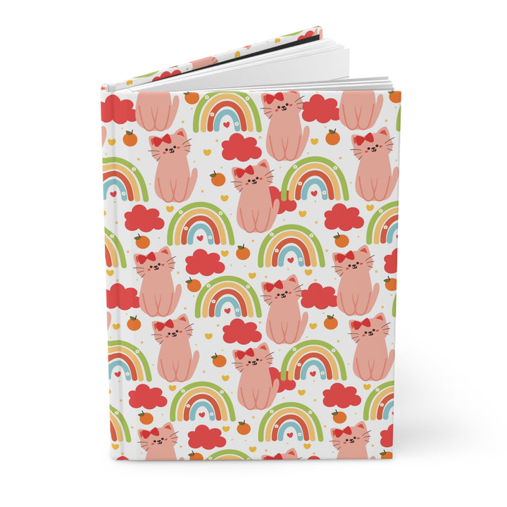Kitties and Rainbows Hardcover Journal