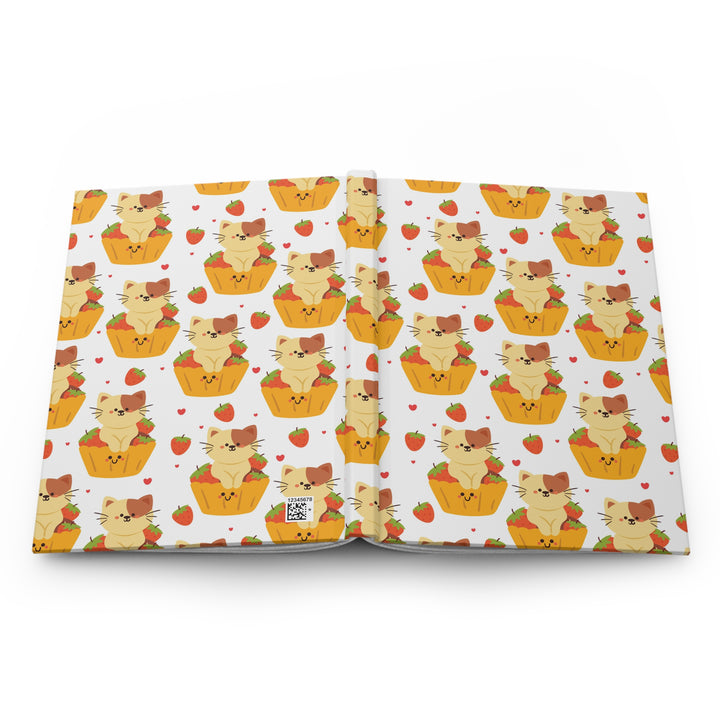 Cupcake Cat Hardcover Journal