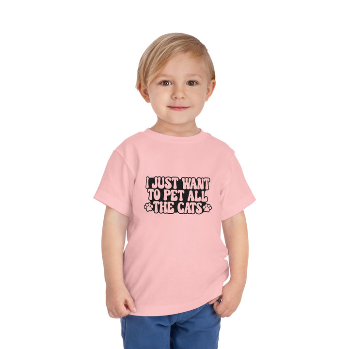 Pet All The Cats Toddler Tee