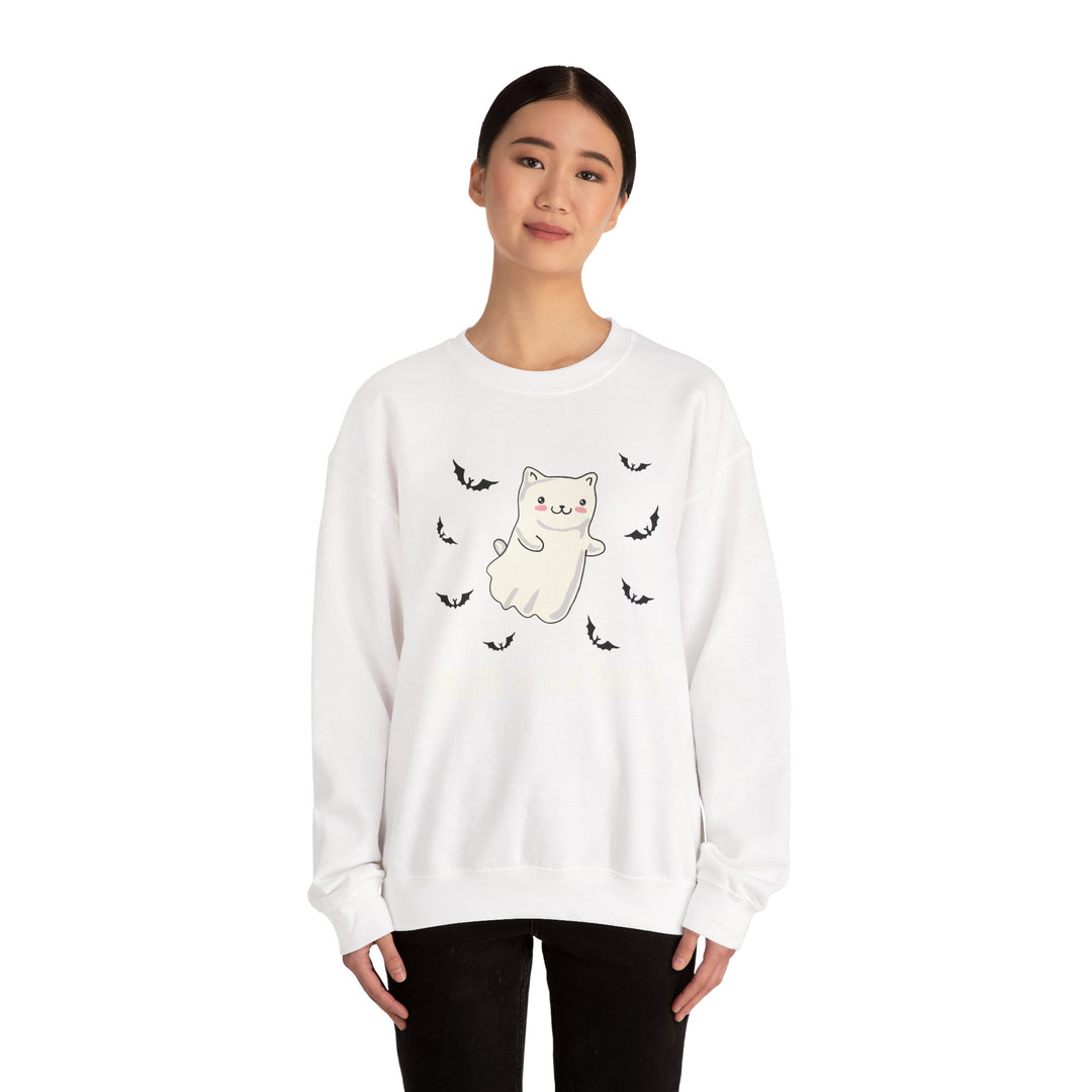 Meow. Purr. Boo. Unisex Crewneck Sweatshirt