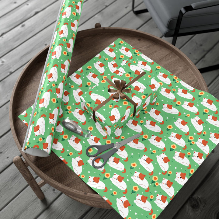 Sleeping Cat Gift Wrap