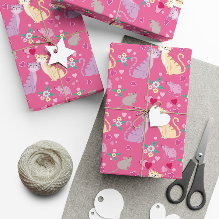 Cuddly Kitties Gift Wrap