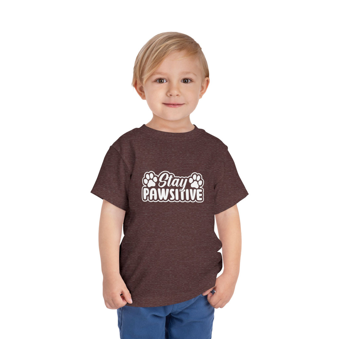 Stay Pawsitive Toddler Tee