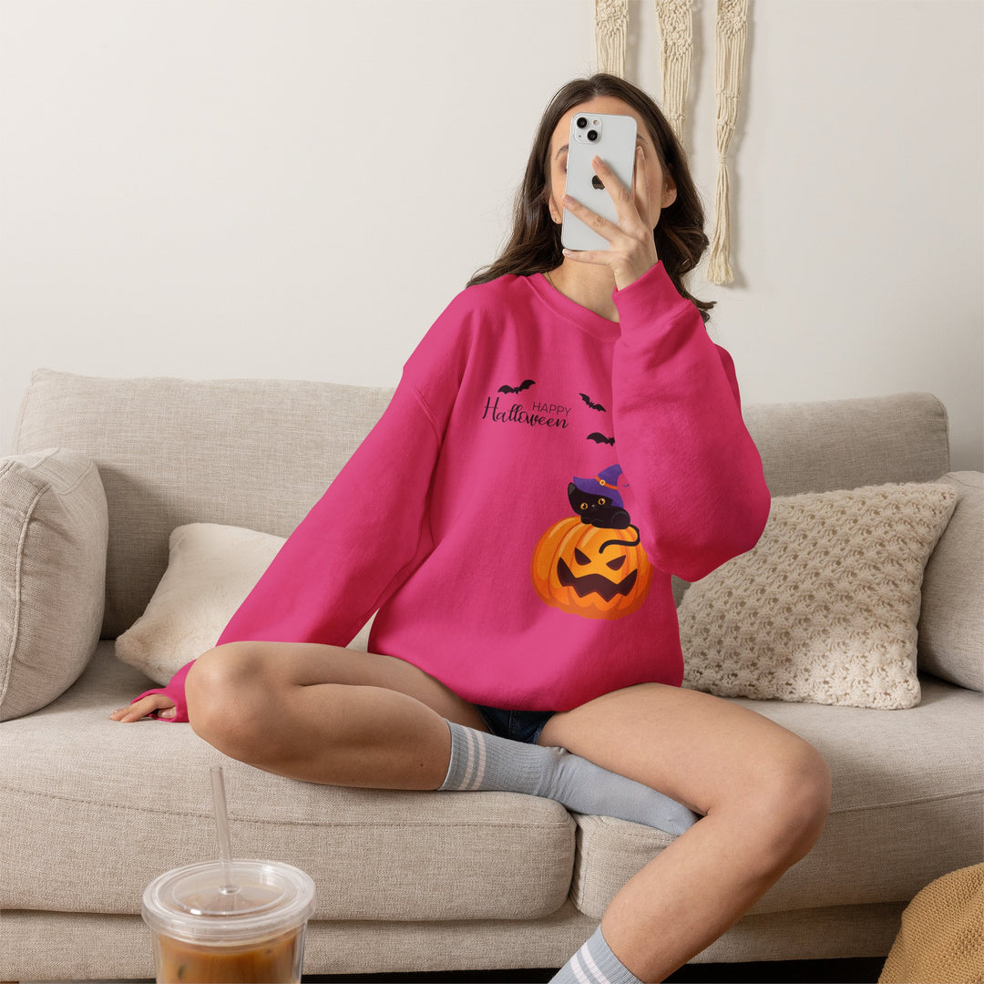 Cat-O-Lantern Crewneck Sweatshirt