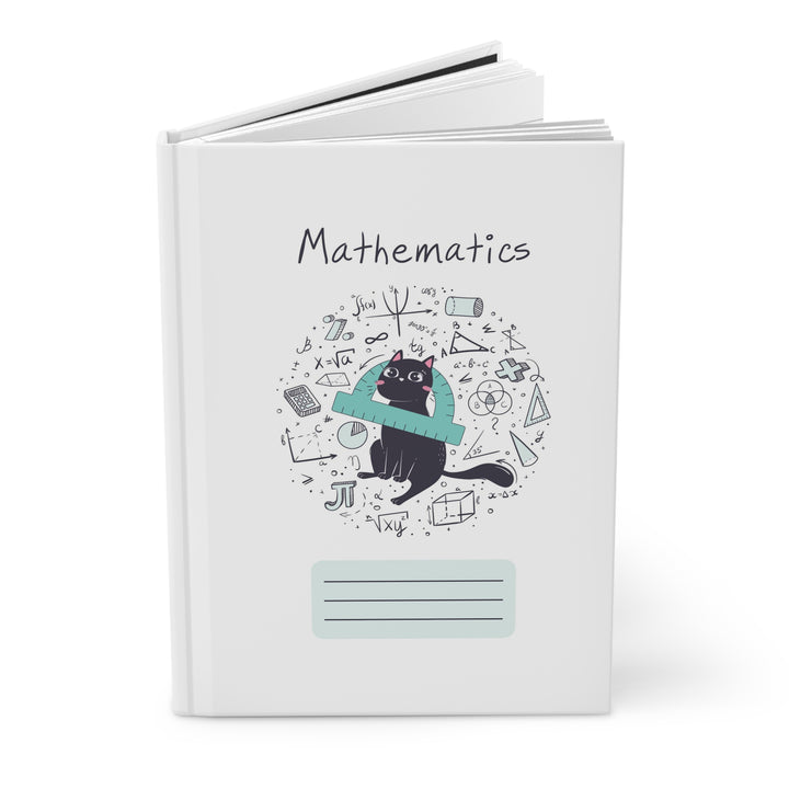 Mathematics Cat Hardcover Journal