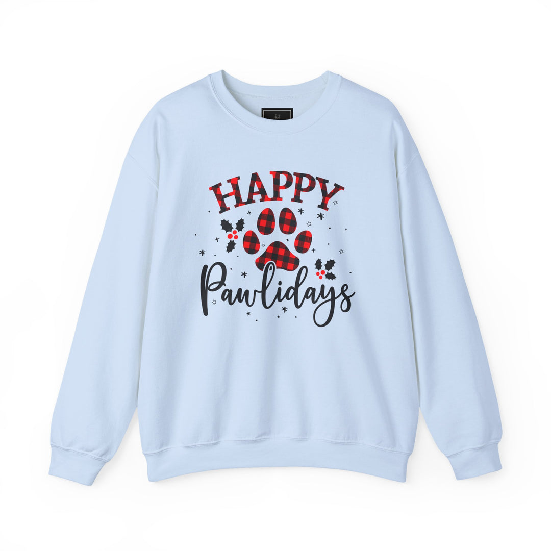 Happy Pawlidays Unisex Crewneck Sweatshirt