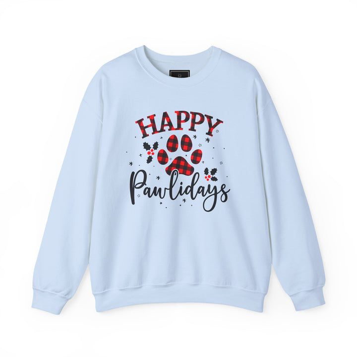 Happy Pawlidays Unisex Crewneck Sweatshirt