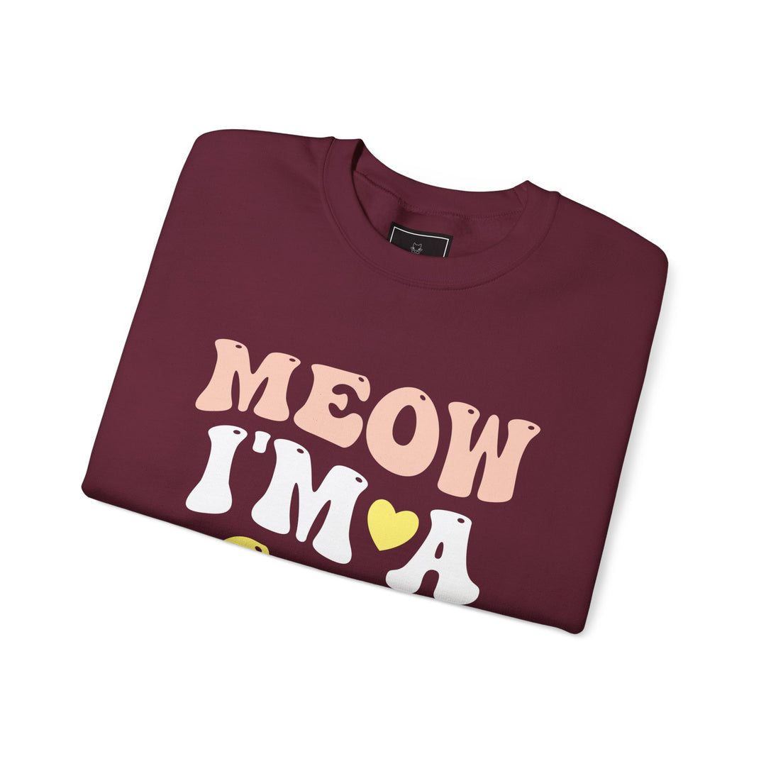 Meow I'm A Cat Unisex Crewneck Sweatshirt