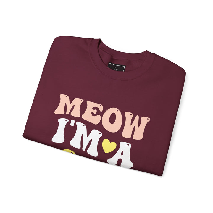 Meow I'm A Cat Unisex Crewneck Sweatshirt