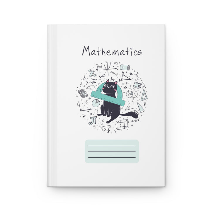 Mathematics Cat Hardcover Journal