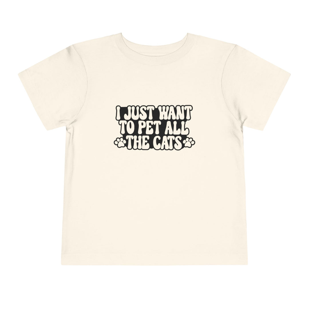 Pet All The Cats Toddler Tee