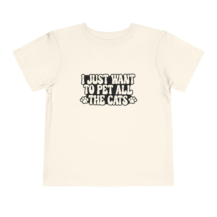Pet All The Cats Toddler Tee