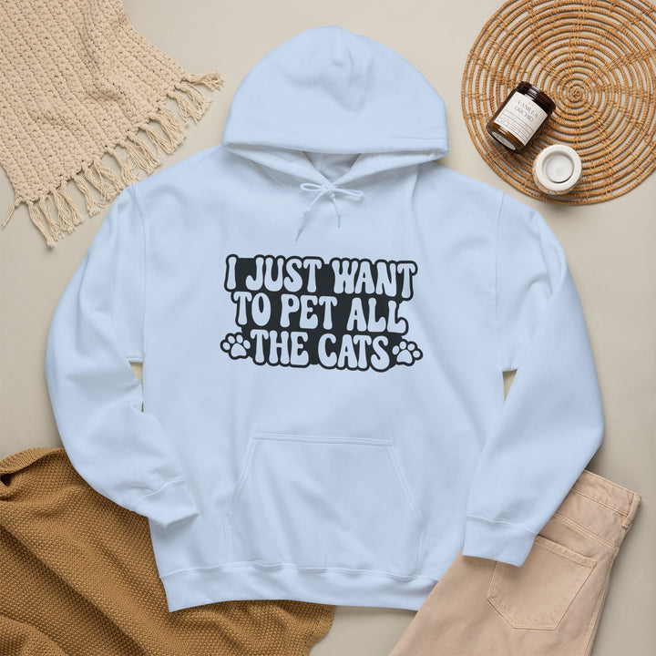 Pet All The Cats Hooded Sweatshirt