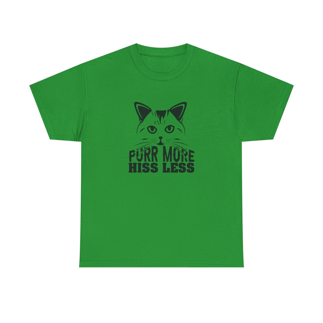Purr More Hiss Less Cotton Tee