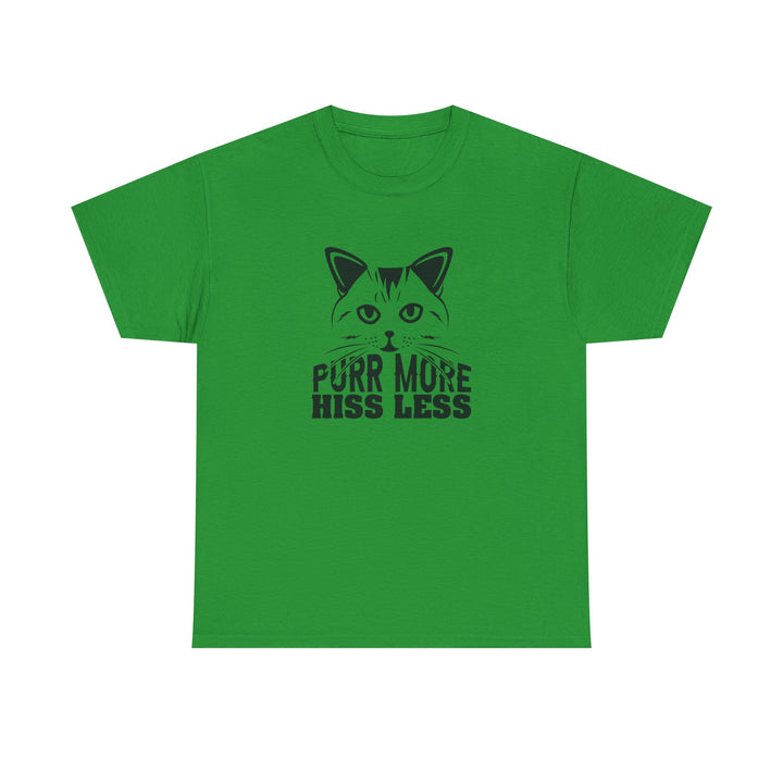 Purr More Hiss Less Cotton Tee