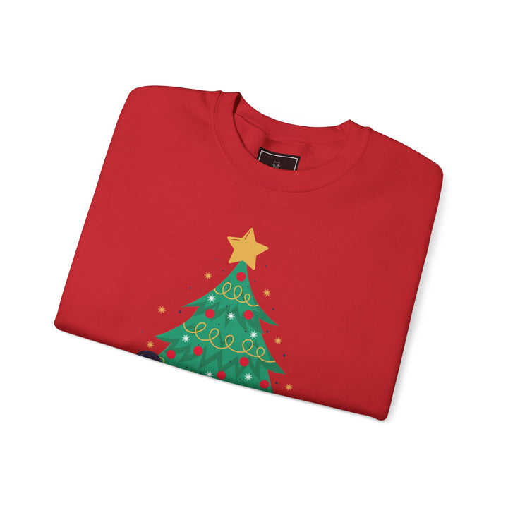Mischievous Christmas Kitty Crewneck Sweatshirt