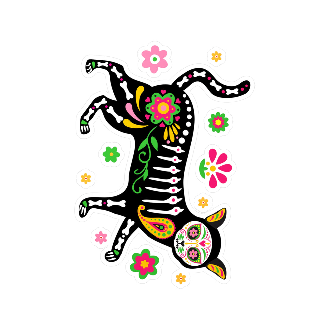Day of the Dead Cat Sticker