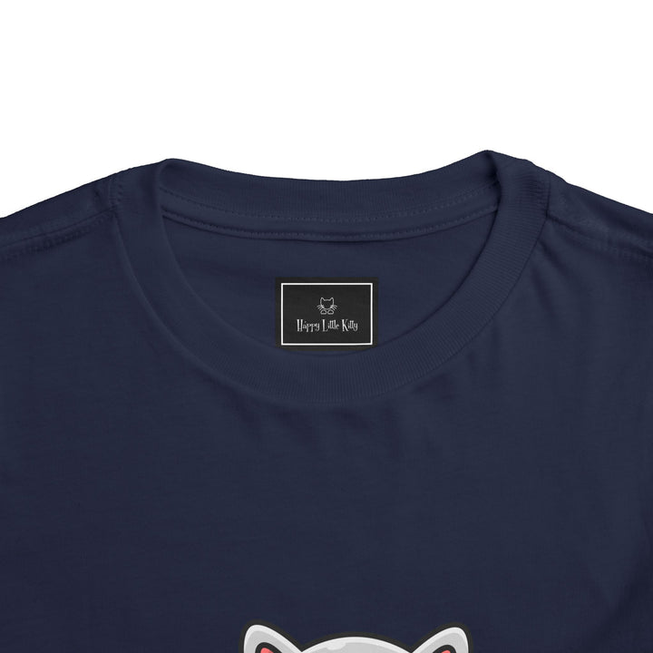 Cat Eating A Fish Toddler Tee