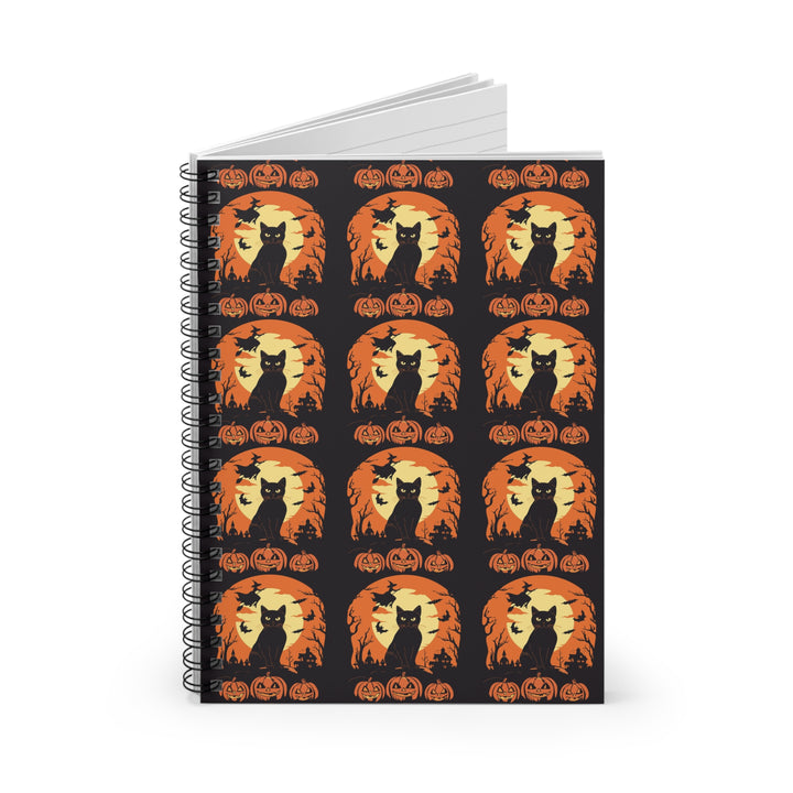 Spooky Kitty Spiral Notebook