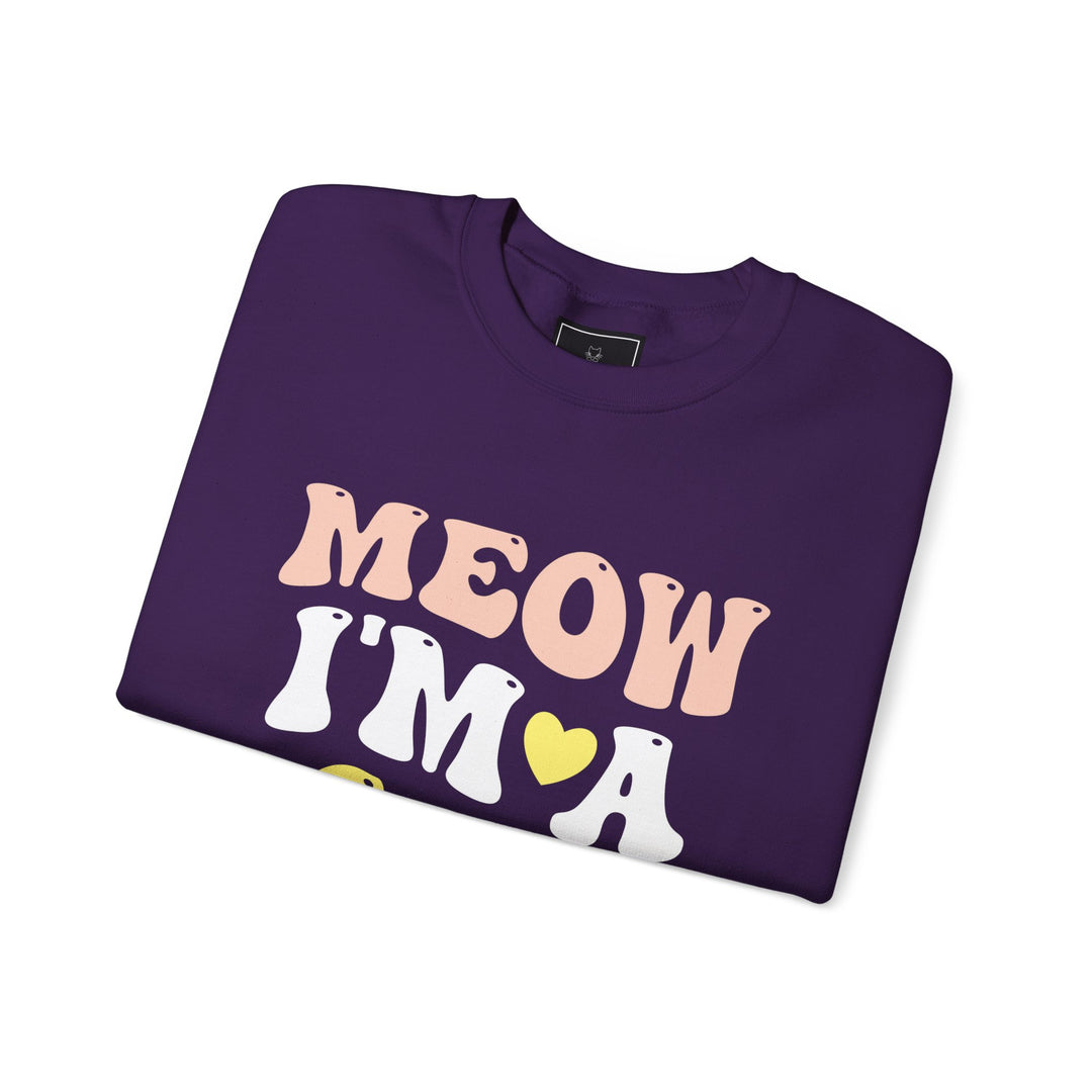 Meow I'm A Cat Unisex Crewneck Sweatshirt