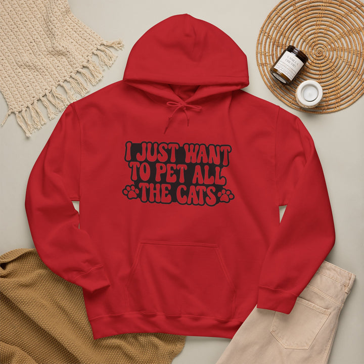 Pet All The Cats Hooded Sweatshirt