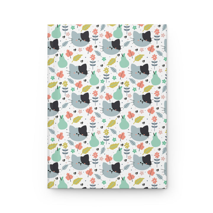 Purrs and Pears Hardcover Journal