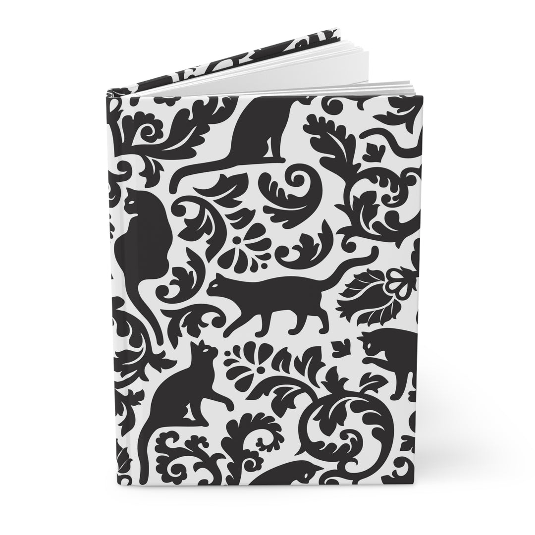 Toile Cat Hardcover Journal