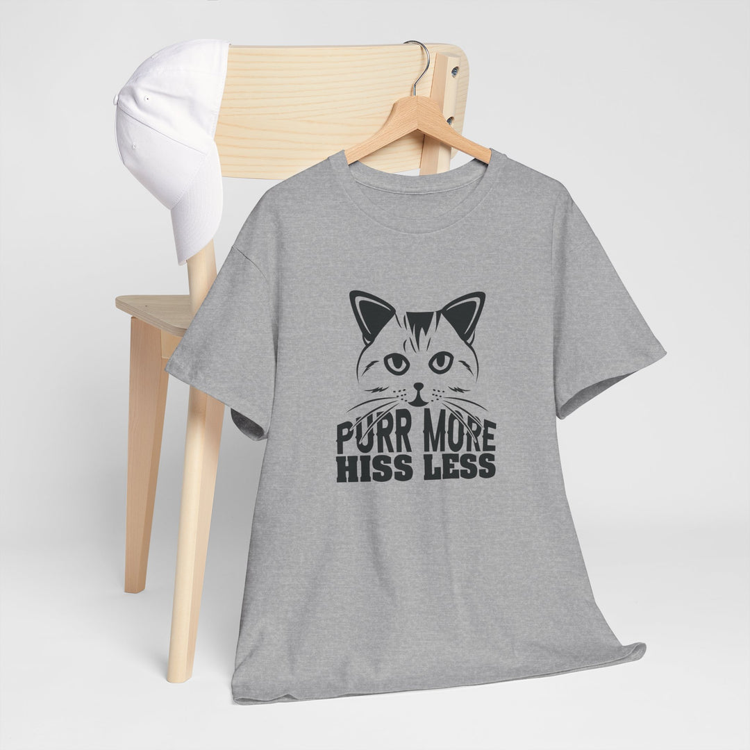 Purr More Hiss Less Cotton Tee
