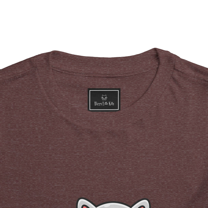 Cat Eating A Fish Toddler Tee