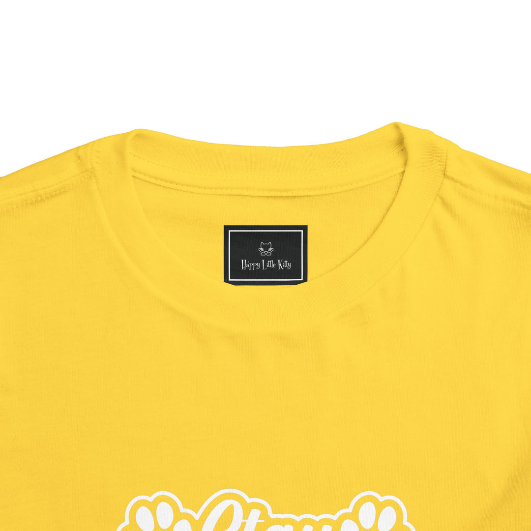 Stay Pawsitive Toddler Tee