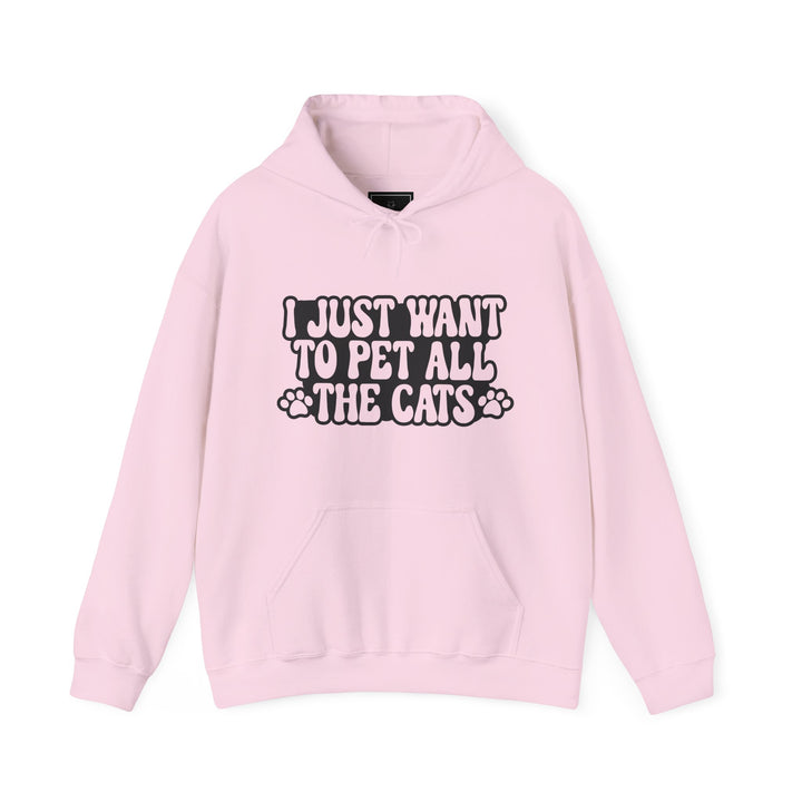 Pet All The Cats Hooded Sweatshirt