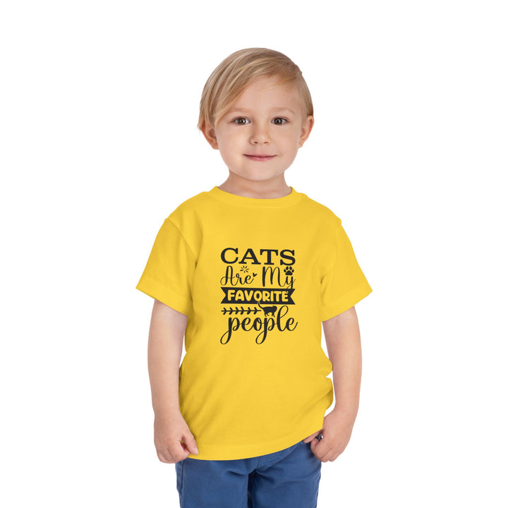Cats Are My Favorite People Toddler Tee