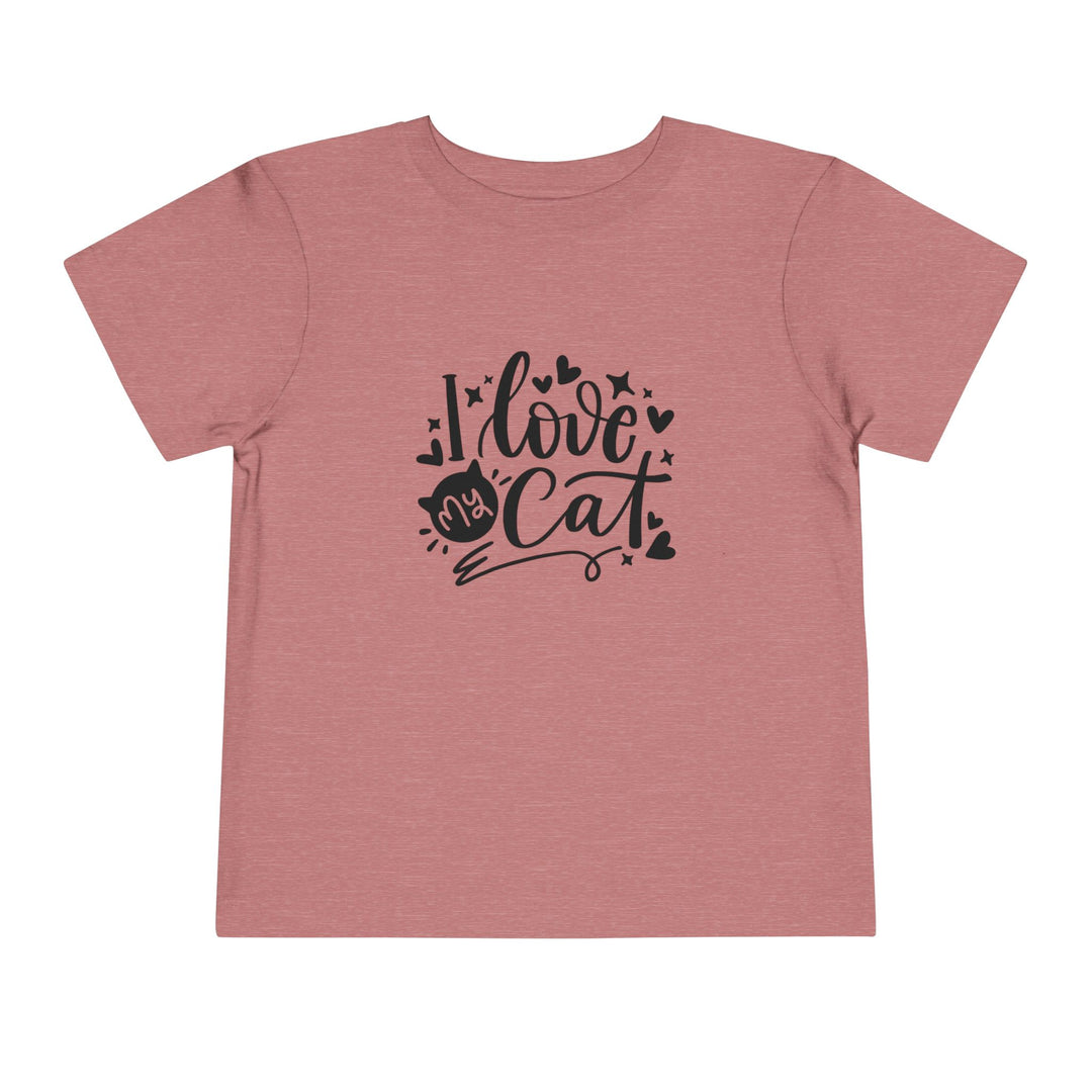 I Love My Cat Toddler Tee
