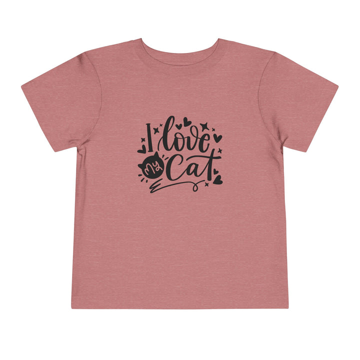 I Love My Cat Toddler Tee