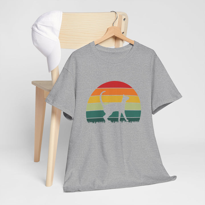 Sunset Cat Cotton Tee