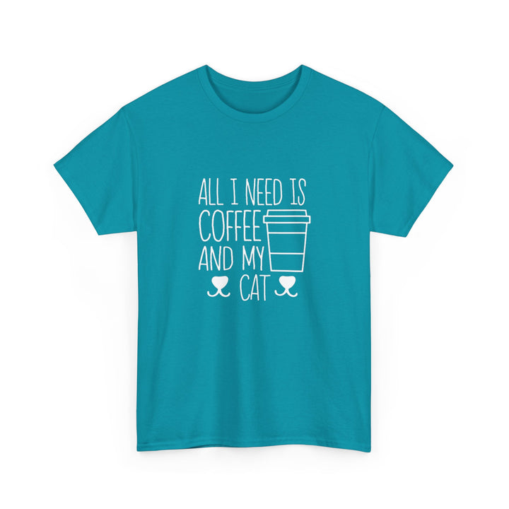 Coffee and My Cat Cotton Tee