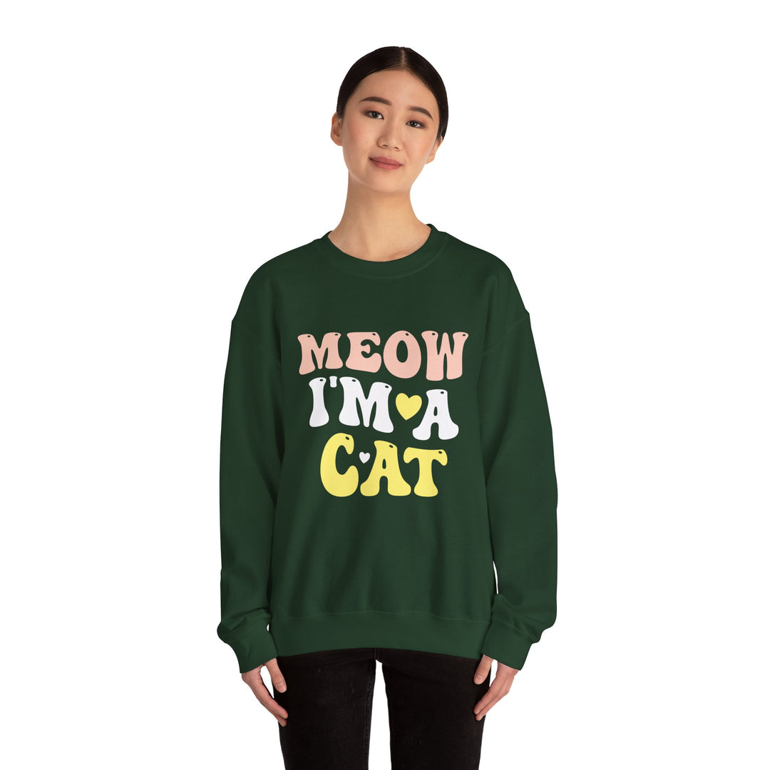 Meow I'm A Cat Unisex Crewneck Sweatshirt