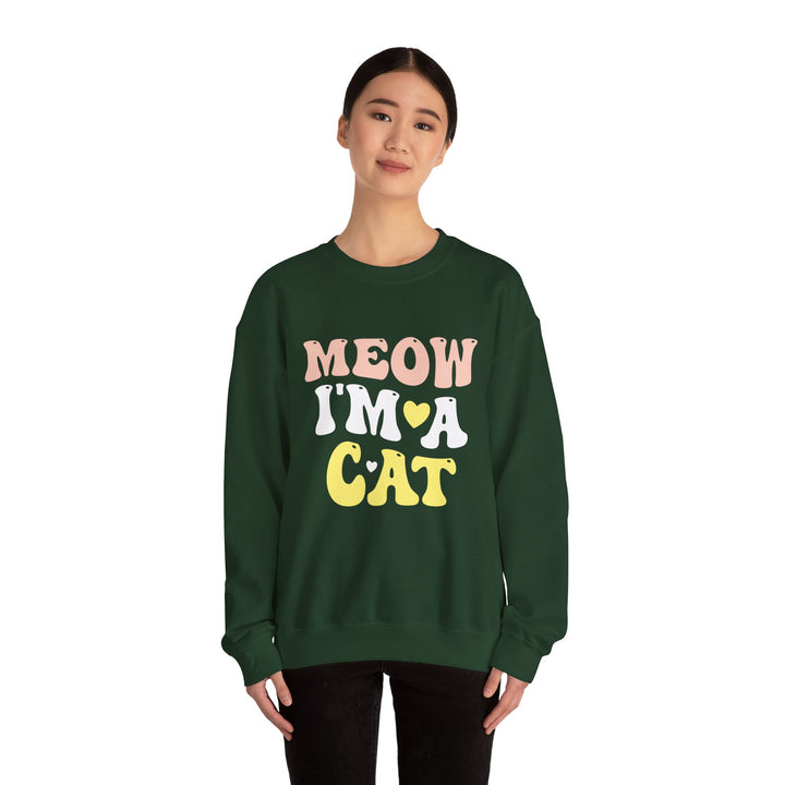 Meow I'm A Cat Unisex Crewneck Sweatshirt
