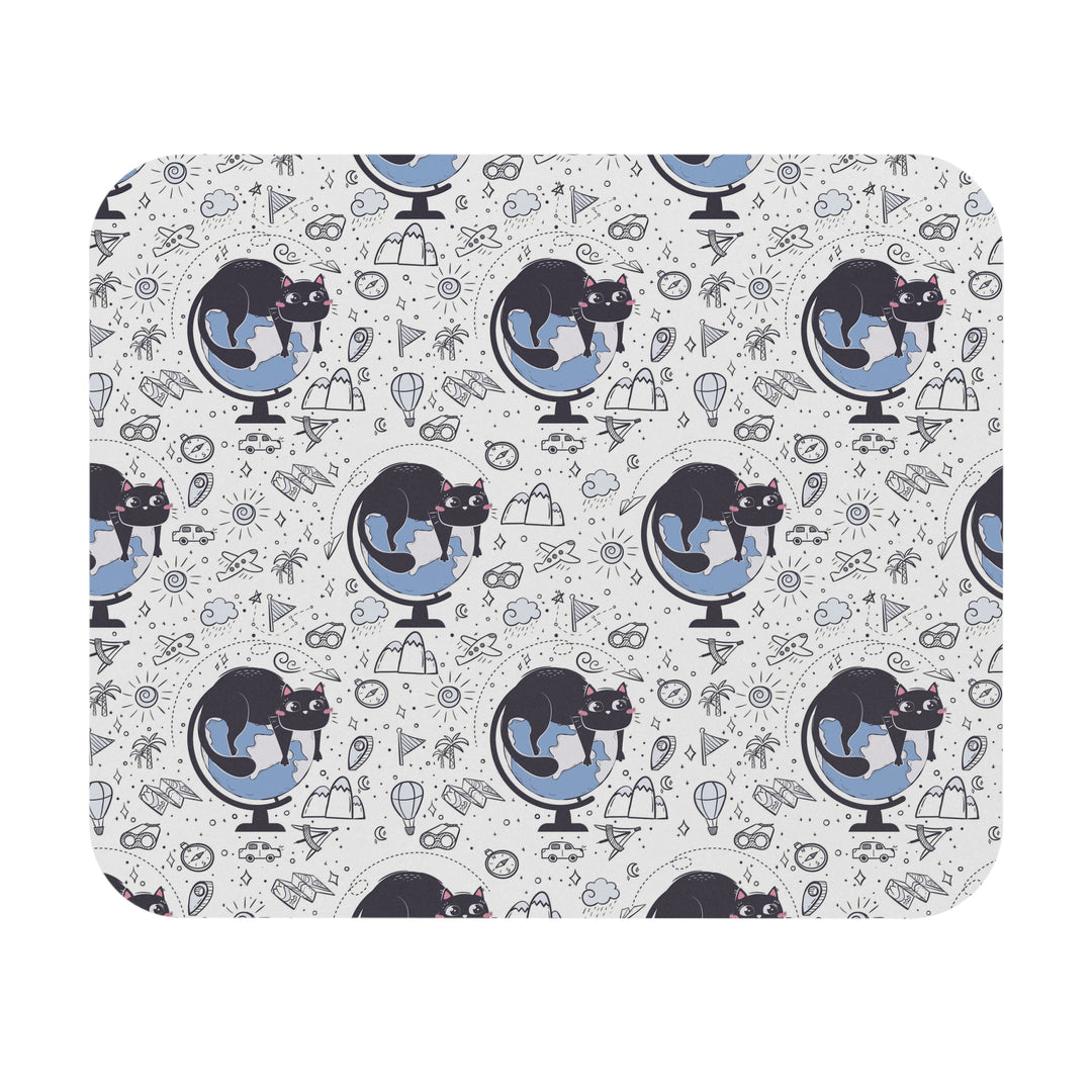 Geography Cat Mouse Pad