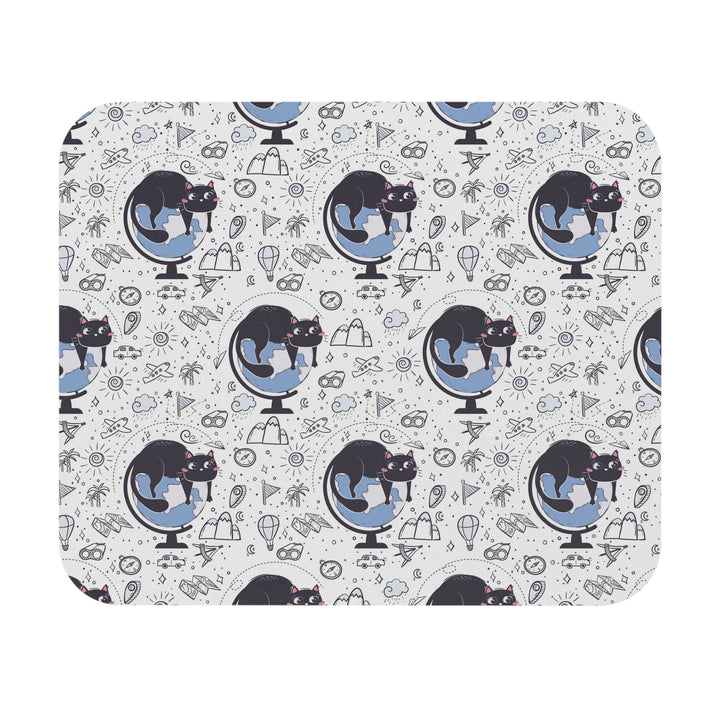 Geography Cat Mouse Pad